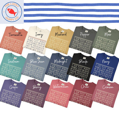 I Am Not Free Until Every Human is Unfree Social Justice T-Shirt, Equality Hurts No One, Freedom of Speech, Pro DEI Shirt, Defend Equality