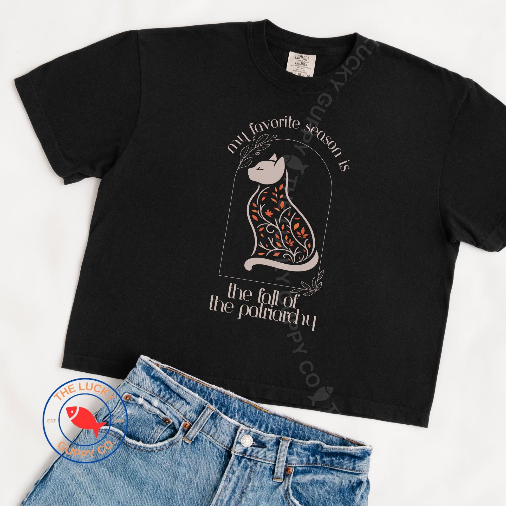 My Favorite Season is the Fall of the Patriarchy Womens Boxy T-Shirt, Hex the Patriarchy, Woman of a Certain Rage, Pay Me Like a White Man