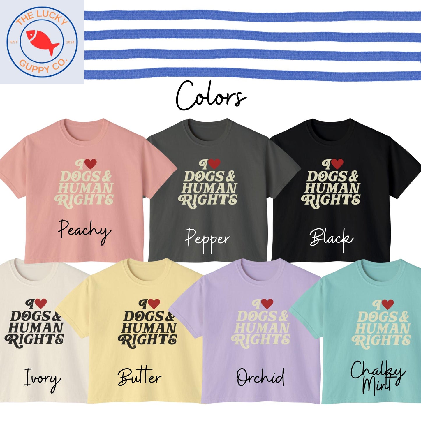 I Love Dogs and Human Rights Womens Boxy T-Shirt, Big Fan of Human Rights, Pro Women Pro Choice, Burn the Patriarchy Tee, Feminist TShirt