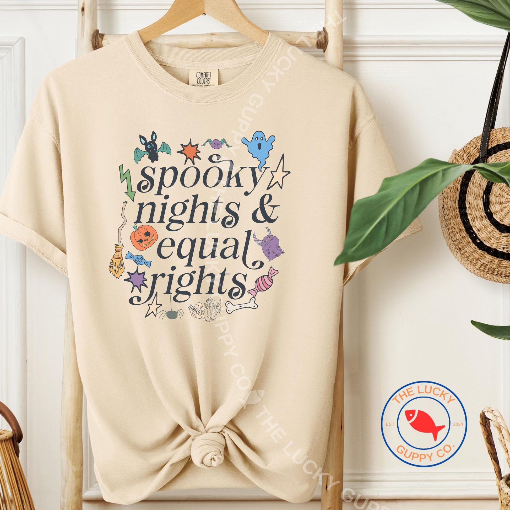 Spooky Nights and Equal Rights Unisex TShirt, My Favorite Season is the Fall of the Patriarchy, Fall Y'all Liberal Shirt, Fascism is Scary