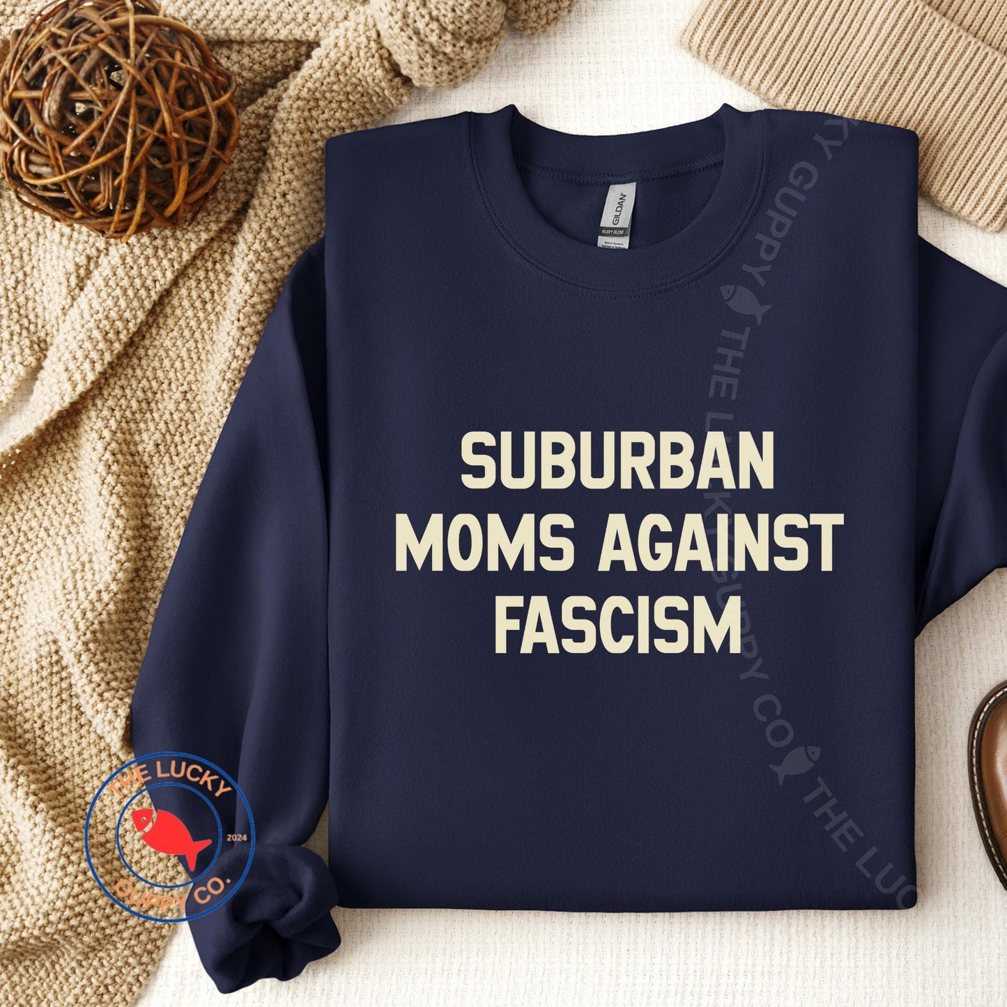 Suburban Moms Against Fascism Unisex Sweatshirt, Raising the Feral and Headstrong, Raise Kind Humans, Feminist Mother Shirt, Pro Choice Tee