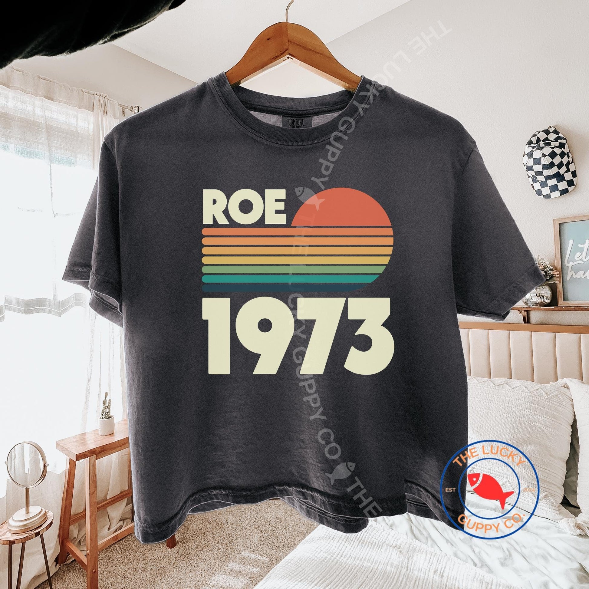 Roe 1973 Womens Boxy T-Shirt: Abortion is Healthcare, Women's Rights are Human Rights, Bans off Our Bodies, Mother By Choice For Choice