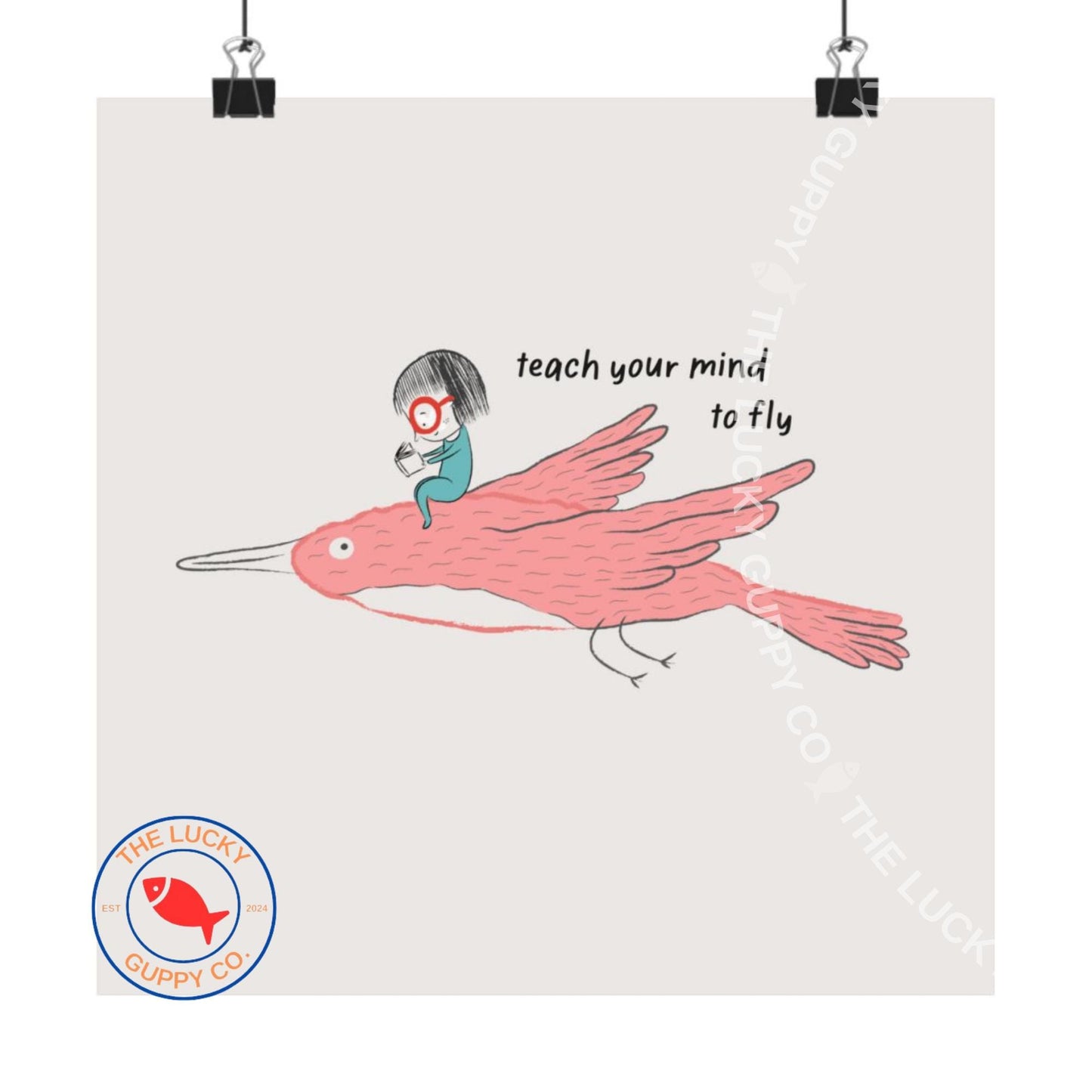 Whimsical Reading Children's Wall Art: Readers and Leaders, Read Banned Books Posters, Liberal Kids Room Art